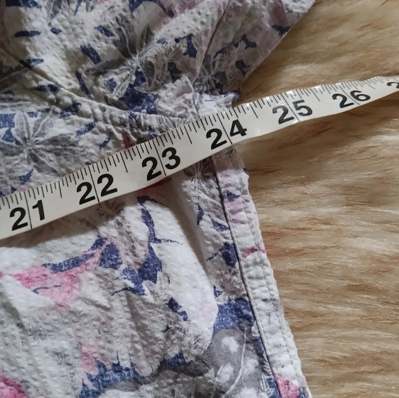 TOMMY BAHAMA Hawaiian Shirt Men's L Multicolor Floral Cotton - Picture 7 of 8